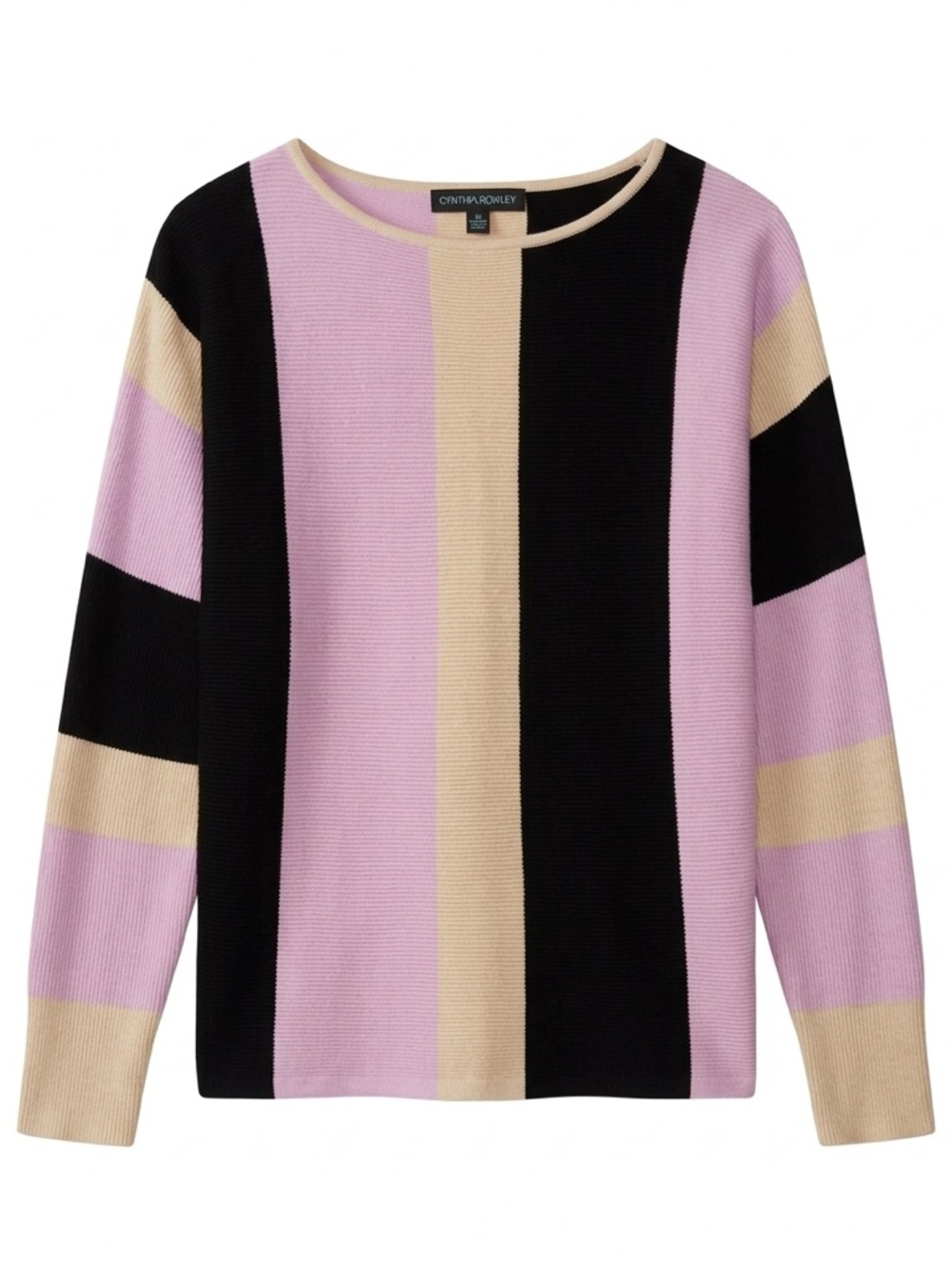 Cyrus Color Block Sweater Oversized